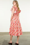 Ruffles and Floral Dress