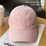 Sweet Bow Cap in Pink