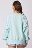 Sequins and Nutcrackers Sweatshirt in Baby Blue