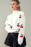 Cherry Cardigan in Ivory