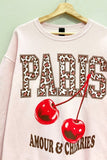 Paris, Amour & Cherries Sweatshirt