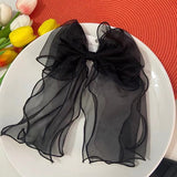 Large Organza Hair Bow