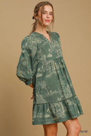 The Landscape Dress in Green