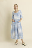 Blue Gingham Skirt