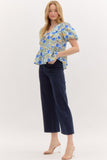 Flare Pants in Navy