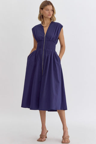 The Perfect Navy Dress