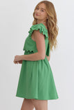 Spring and Ruffles in Green