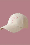 Sweet Bow Cap in Cream